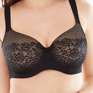 Soma Black Stunning Support Full Coverage Padded Bra 40DD